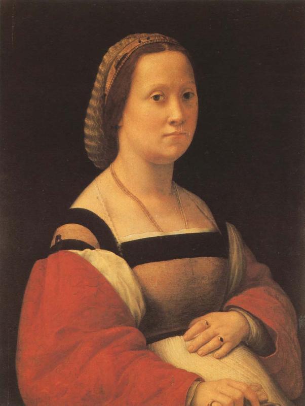 RAFFAELLO Sanzio Portrait of woman oil painting image